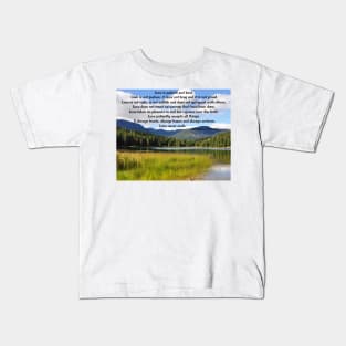 Love Is Patient: Hidden Lake Kids T-Shirt